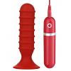 Анальный плаг Menzstuff ribbed torpedo vibr. 5inch red бренд Dream toys