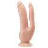 Фаллоимитатор-массажер двойной Dr. Skin 8inch Dp Cock Flesh цвет телесный цена 2405 руб