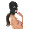 Капюшон-маска комбинированный из спандекса Spandex 3-Hole Hood цвет черный цена 2780 руб