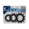 Клиторальный стимулятор-кольцо Menzstuff Buzz Saw Cock Ring Set цвет черный цена 1663 руб