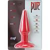 Массажер анальный Pure modern butt plug - medium red