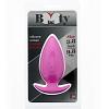 Массажер для анальной стимуляции Bootyful Anal Plug Medium Pink длина 9.8 см