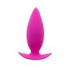 Массажер для анальной стимуляции Bootyful Anal Plug Small Pink длина 9.5 см