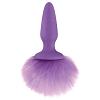 Массажер для анальной стимуляции Bunny Tails Purple цвет фиолетовый цена 2973 руб