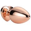 Массажер для анальной стимуляции из металла Gleaming Love Rose Gold Plug Small бренд Dream toys