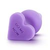 Массажер для анальной стимуляции Play With Me Candy Heart Do Me Purple