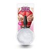 Массажер для анальной стимуляции Pom Plugs Fur Pom Pom White цвет черный цена 2394 руб