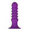 Массажер для анальной стимуляции Ribbed Plug With Suction Cup из Силикон