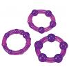 Набор эрекционных колец Ultra Soft and Stretchy Pro Rings purple