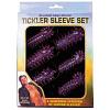 Набор насадок на член Tickler Jelly Sleeve Set цвет розовый цена 946 руб