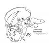 Пояс Woman Midi с 2 насадками (с вибрацией)