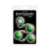 Шарики вагинальные Renegade Pleasure Balls Green цвет зеленый цена 3296 руб