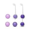 Шарики вагинальные Wellness Kegel Training Kit Purple цвет фиолетовый цена 3157 руб