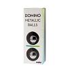 Цепочка шариков для массажа Domino Metallic balls -chrome black цвет белый цена 3327 руб