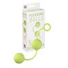 Вагинальные шарики Pleasure Balls Green цвет зеленый цена 1964 руб