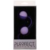 Вагинальные шарики Purrfect Silicone Duotone Balls Purple цвет фиолетовый цена 1770 руб