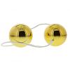 Вагинальные шарики Vibratone Duo Balls Gold Blistercard