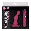 Вибратор для анальной стимуляции Dash butt plug with mini controller pink цвет розовый цена 3350 руб