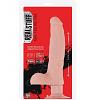 Вибратор-фаллоимитатор Realstuff 8inch vibrator - flesh из TPE