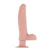 Вибратор-фаллоимитатор Realstuff 8inch vibrator - flesh длина 20.0 см