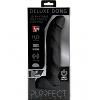 Вибромассажер-фаллоимитатор Deluxe Dong black curved из Силикон