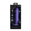 Вибромассажер-фаллоимитатор Deluxe Plug violet цвет фиолетовый цена 3737 руб