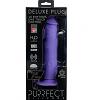 Вибромассажер-фаллоимитатор Deluxe Plug violet длина 20.5 см