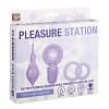 Вибромассажер-фаллоимитатор NEON PLEASURE STATION PURPLE цвет фиолетовый цена 3274 руб