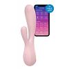 Вибромассажер-фаллоимитатор с клиторальной стимуляцией Satisfyer Mono Flex цвет белый цена 7046 руб