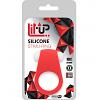 Вибромассажер-клиторальный стимулятор-кольцо Lit-up Silicone Stimu Ring 4 Red длина 4.2 см