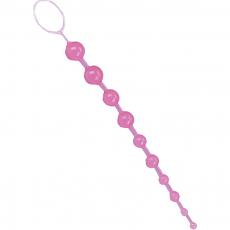 Анальная цепочка Oriental jelly butt beads 10.5 pink