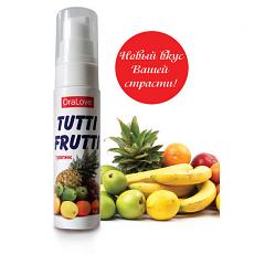 Гель для орального секса со вкусом тропических фруктов Tutti-Frutti 30г