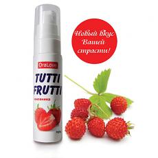 Гель со вкусом земляники Tutti-Frutti серии OraLove 30г