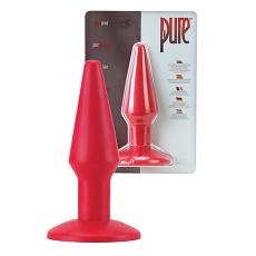 Массажер анальный Pure modern butt plug - medium red