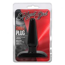 Массажер для анальной стимуляции Hard Steel Small Plug Black