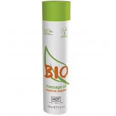 Массажное масло Hot Bio Massage oil cayenne pepper 100 мл.