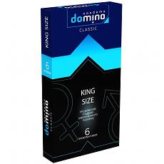 Презервативы гладкие увеличенного размера Domino Classic King size 6 шт