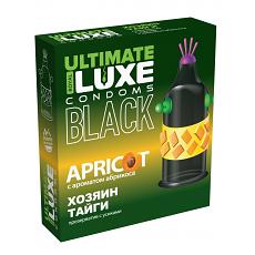 Презервативы Luxe Black Ultimate Хозяин Тайги (абрикос)