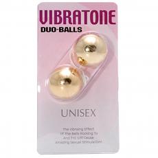 Вагинальные шарики Vibratone Duo Balls Gold Blistercard