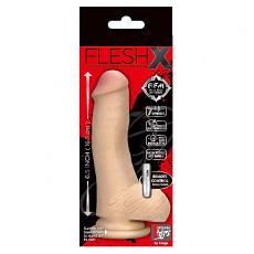 Вибратор Flesh X 16,5см с пультом