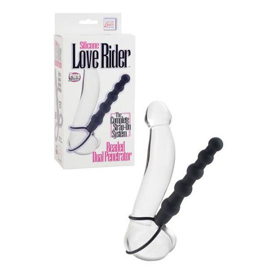 Анальная насадка Silicone Love Rider цвет белый