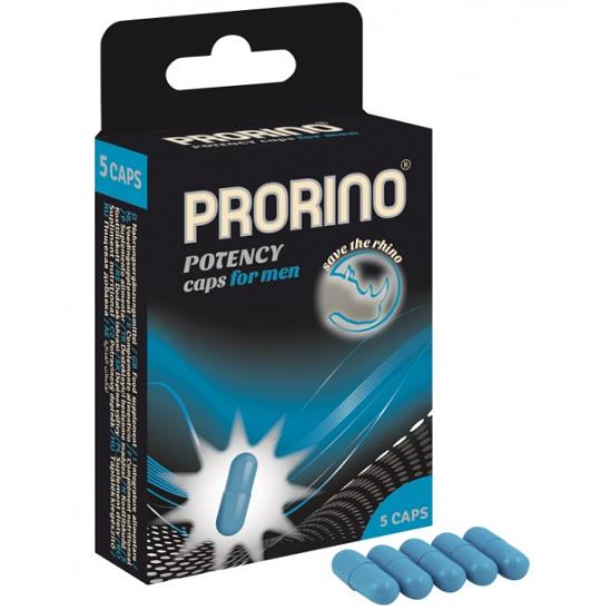 Биологически активная добавка к пище Ero black line Prorino Potency Caps for men 5 капсул