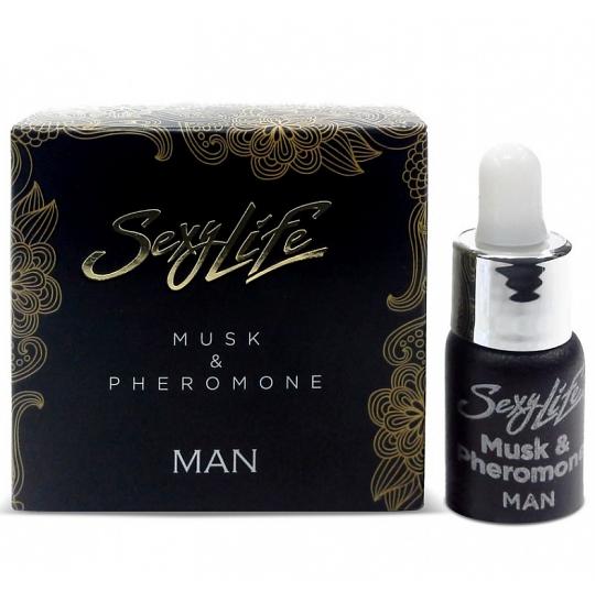 Духи Sexy Life мужские Musk and Pheromone, 5мл