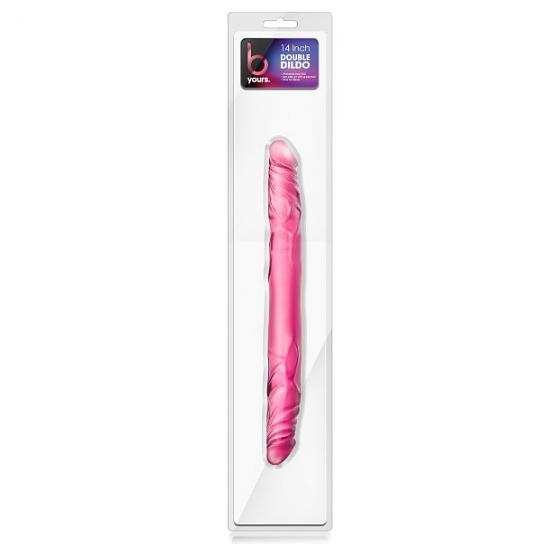 Фаллоимитатор-массажер Double Dildo 14inch цвет розовый