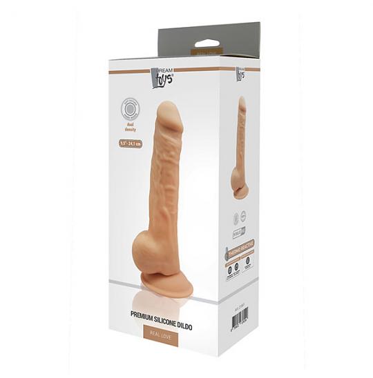 Фаллоимитатор-массажер Real Love Dildo 22-4 цвет телесный