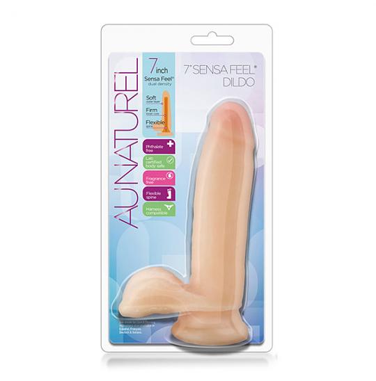 Фаллоимитатор-массажер Sensa Feel Dildo 7 цвет телесный