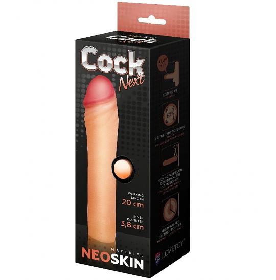 Фаллоудлинитель неоскин Cock Next цвет телесный