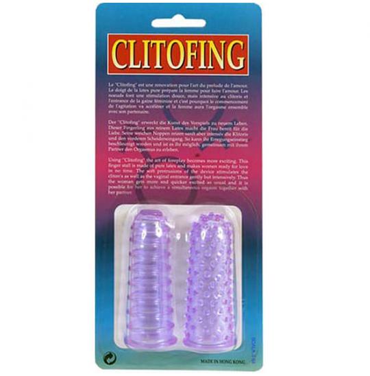 Клиторальный стимулятор-кольцо Clitofing Purple цвет фиолетовый