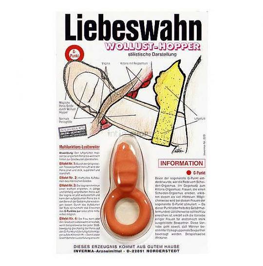 Клиторальный стимулятор-кольцо Liebeswahn цвет розовый