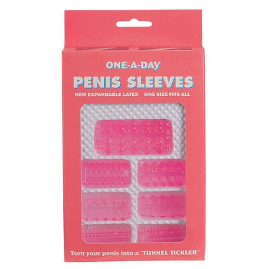 Клиторальный стимулятор-кольцо One-a-Day Penis Sleeves Pink цвет розовый